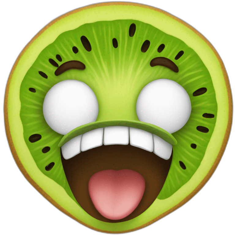 kiwi happy emoji