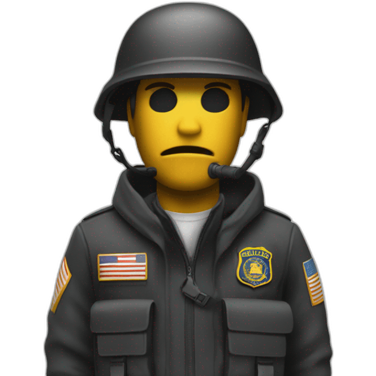 ATF agent covered in gasoline emoji