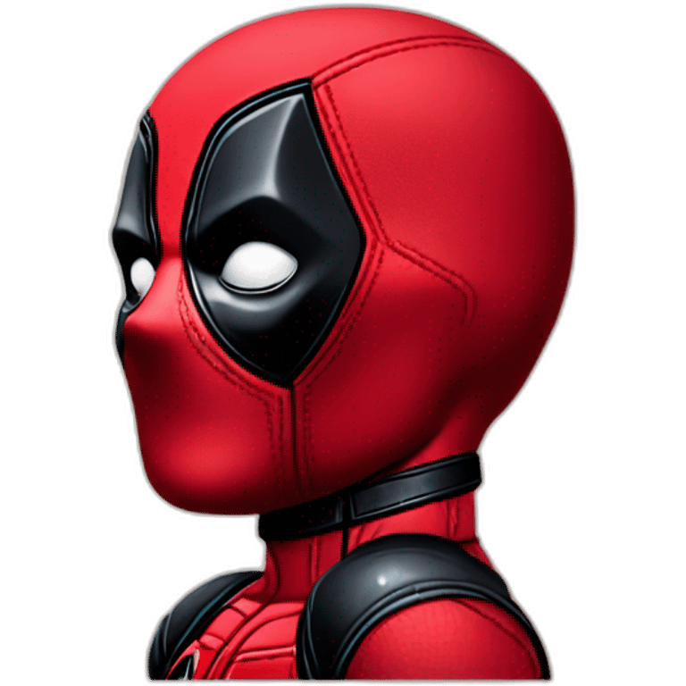 Deadpool blows a kiss emoji