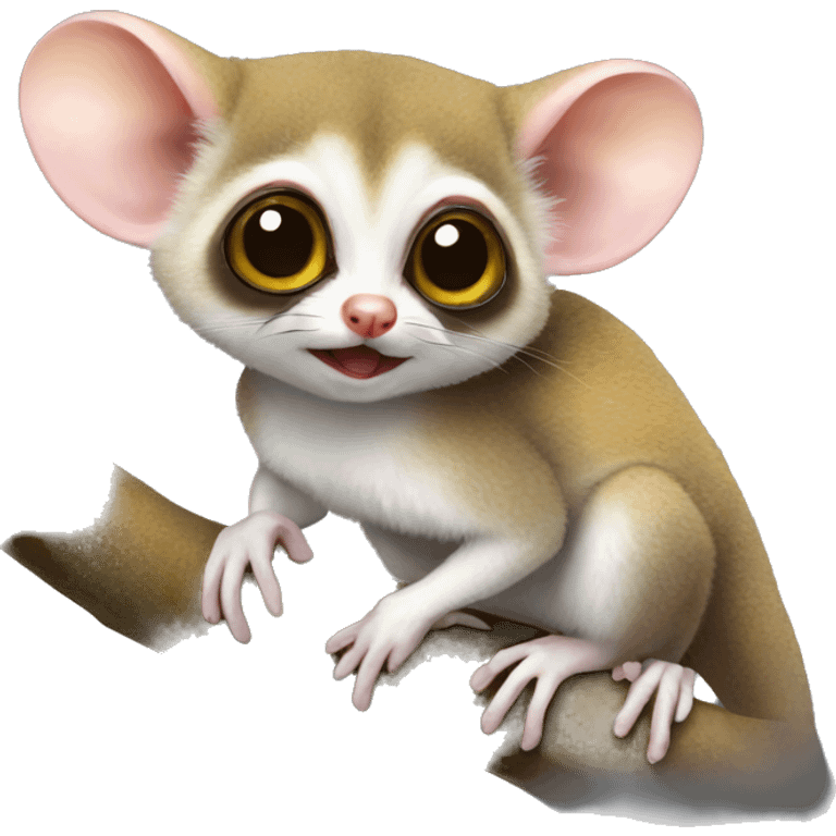 Cute Mouse lemur emoji