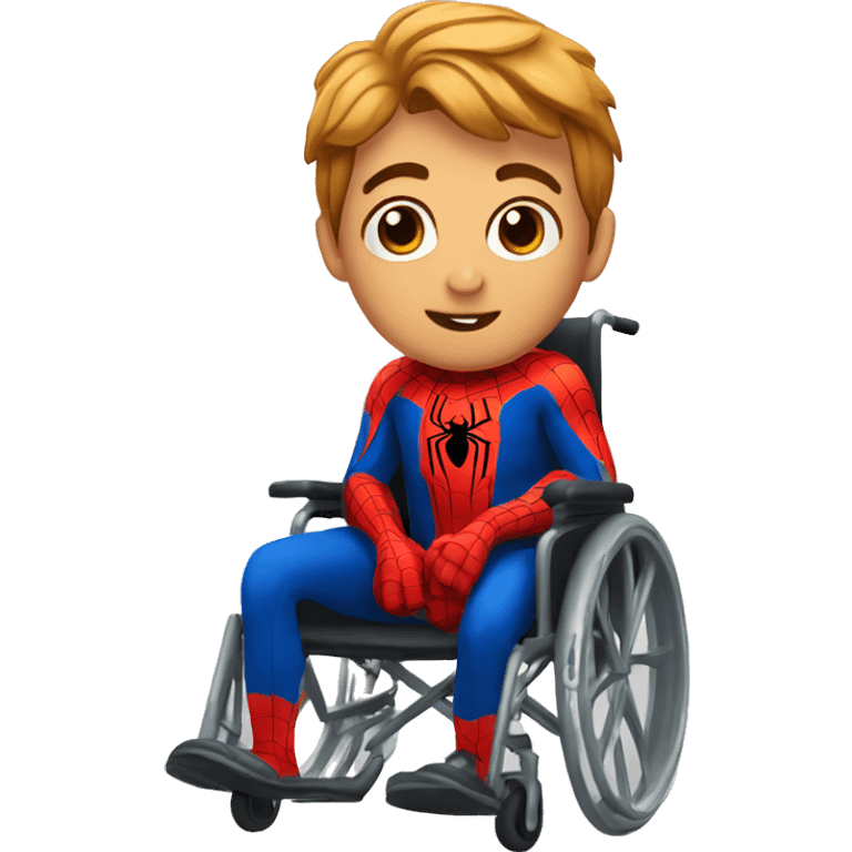 spiderman in a wheelchair emoji