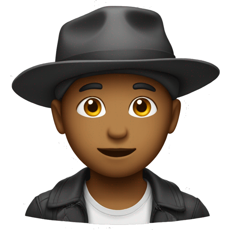 kid with a hat off emoji