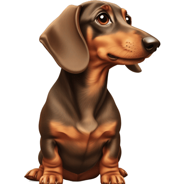 dachshund ￼ emoji