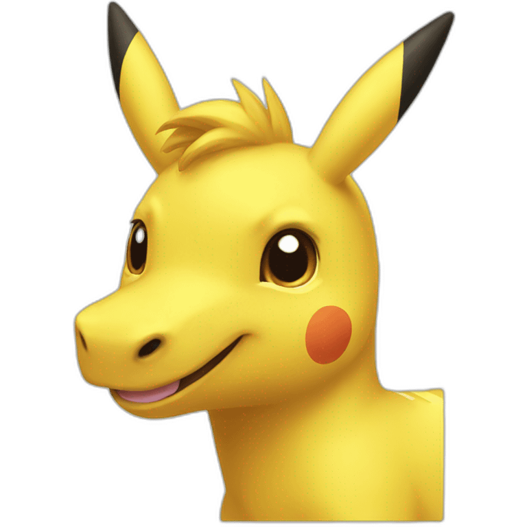 pikachu horse emoji