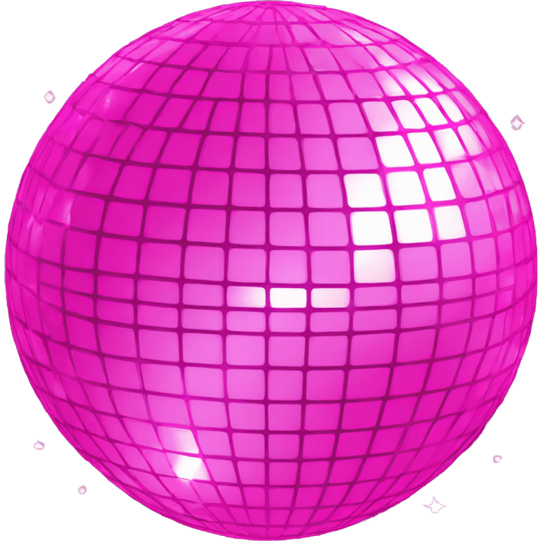 pink disco ball  emoji