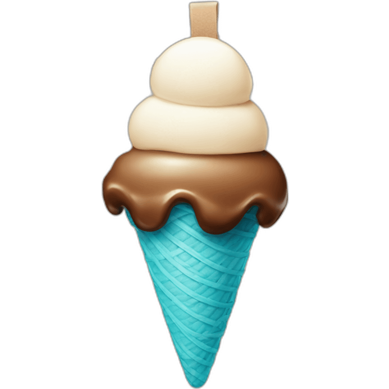 ice cream hanging with a rope emoji