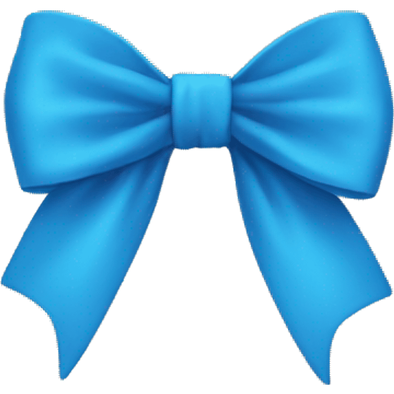 Blue Bow emoji