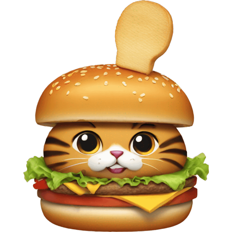 Cat Burger emoji