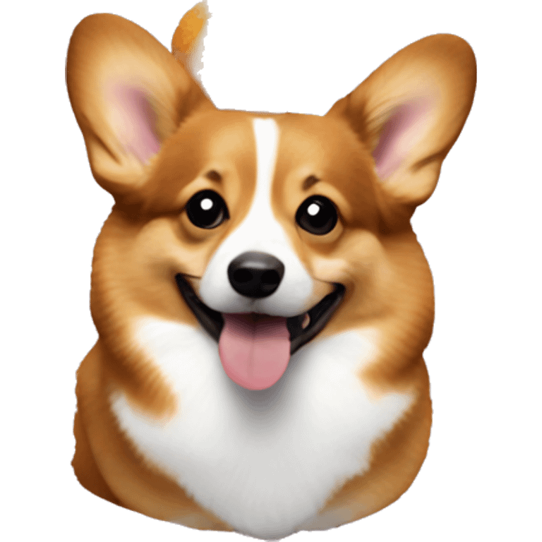 Corgi as a chicken nugget emoji