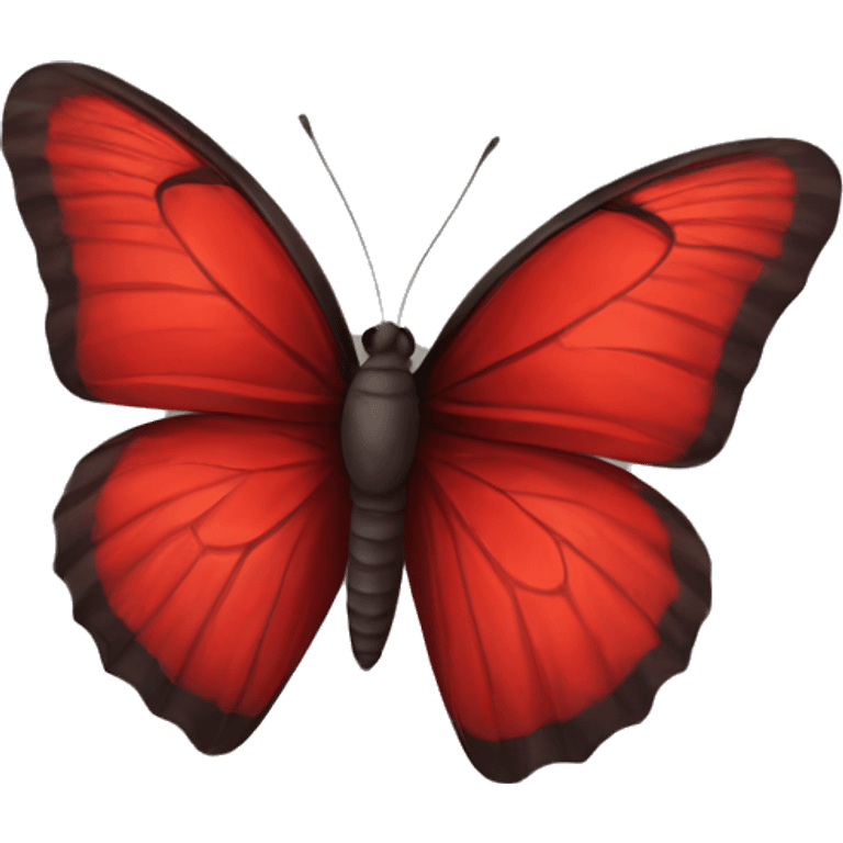 Red butterfly  emoji