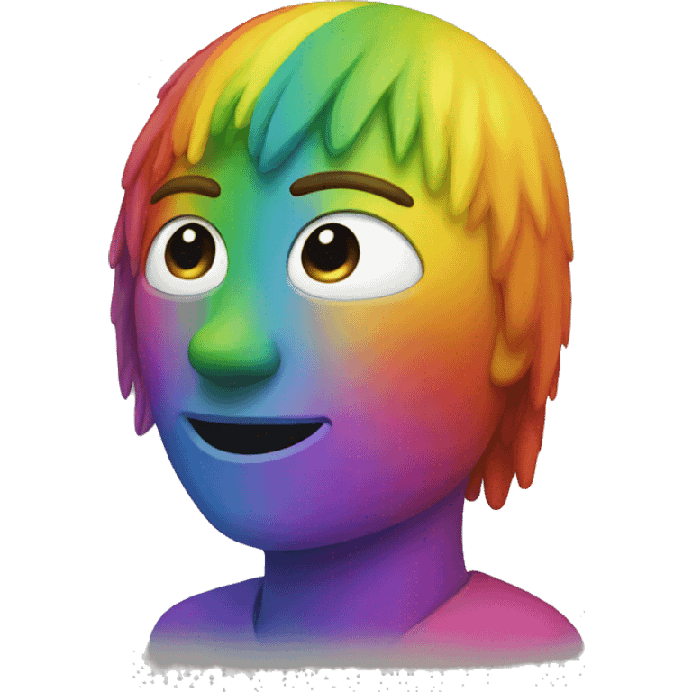 Rainbow person emoji