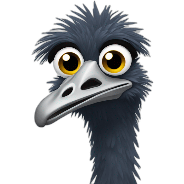 Emu et pleur emoji