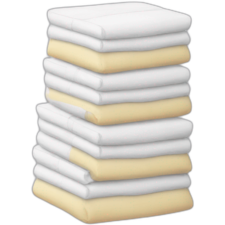 Stack of diapers emoji