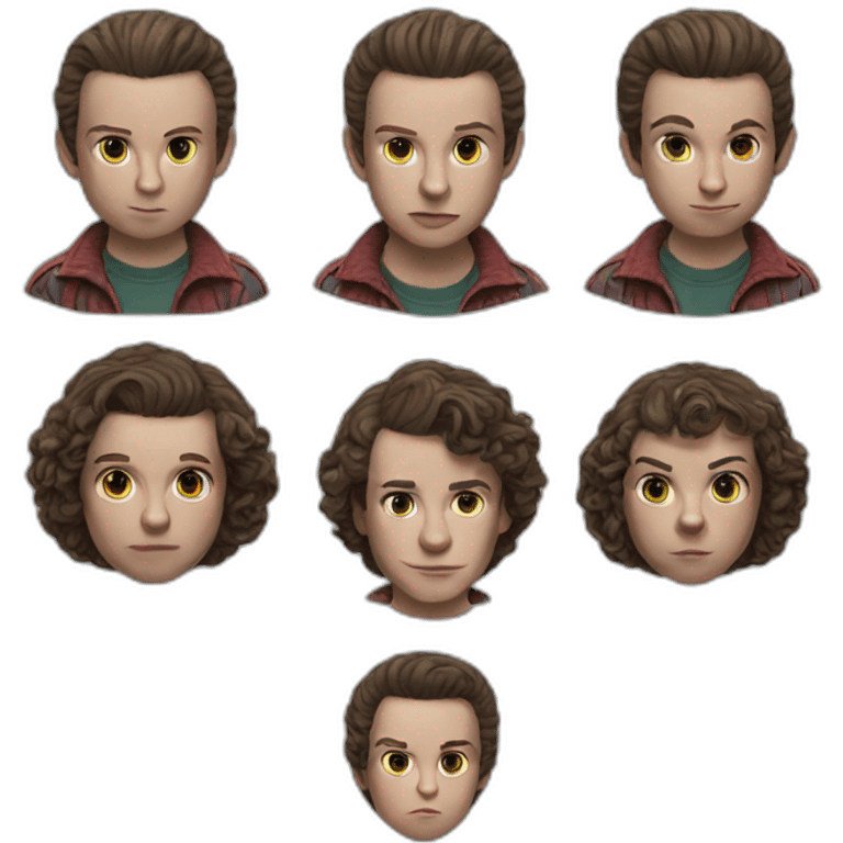 Eleven de stranger Things  emoji