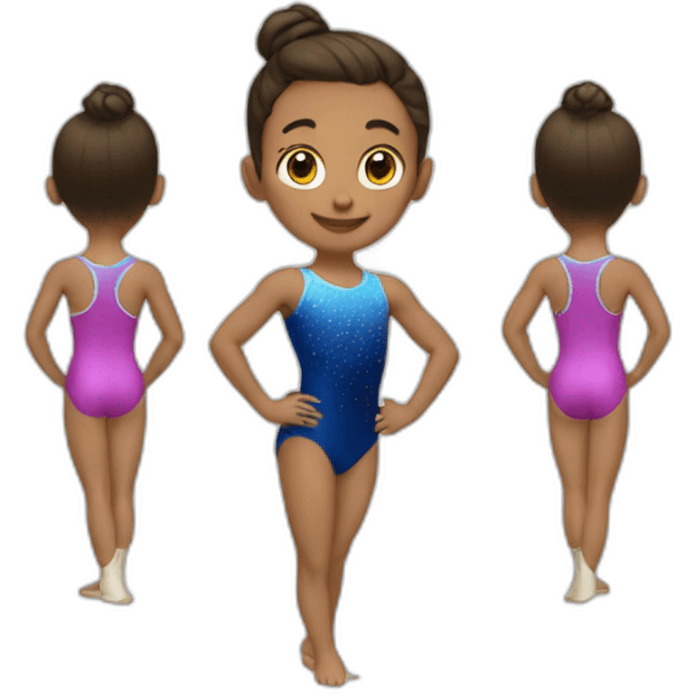 Gymnastic leotard for boy emoji