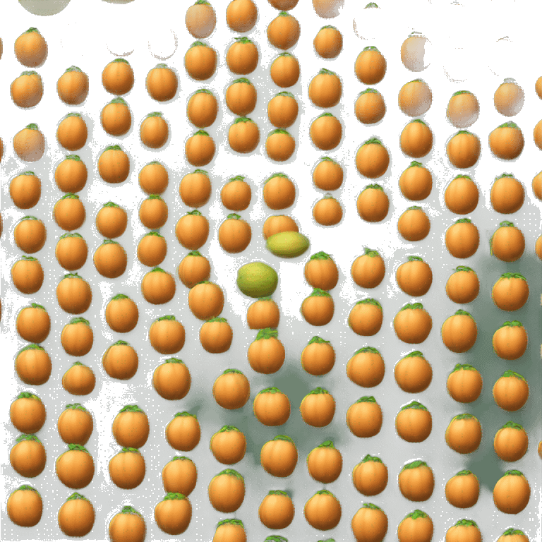 3D muskmelon  emoji