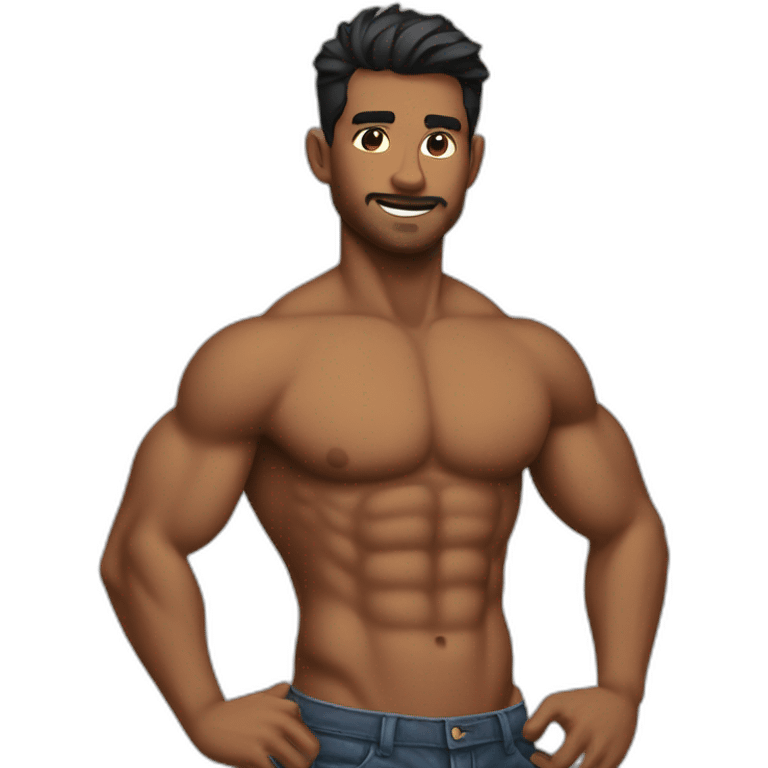 six-pack-abs emoji