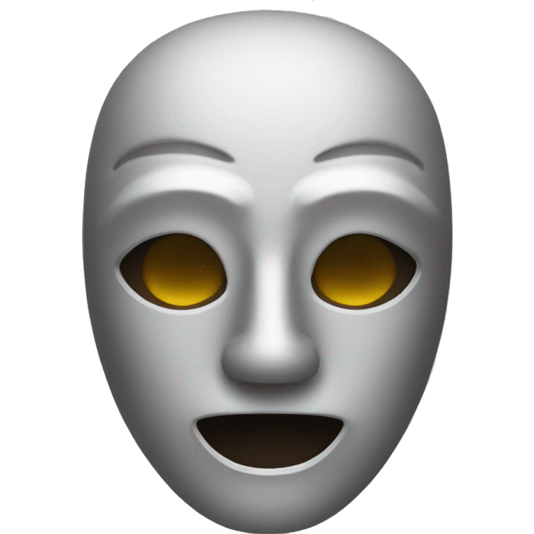 Masque forme de point interrogation  emoji