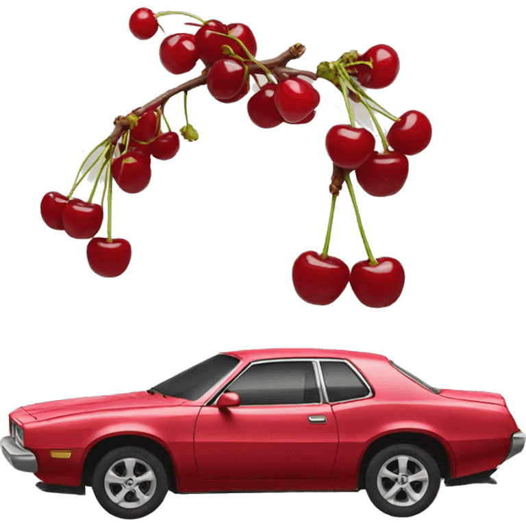 Car cherry we emoji