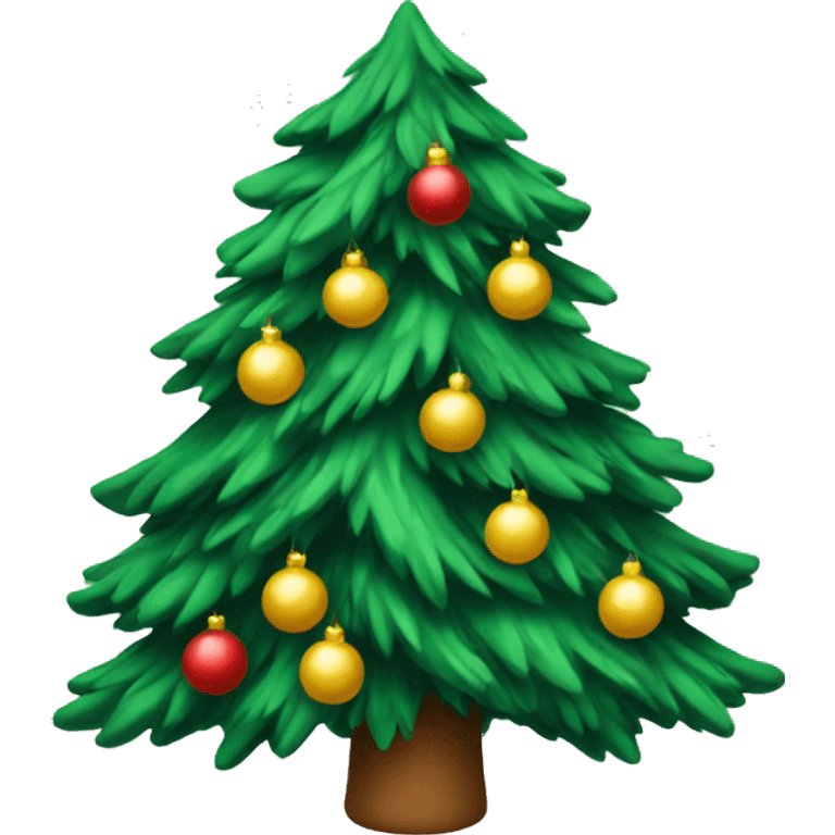 A christmas tree emoji