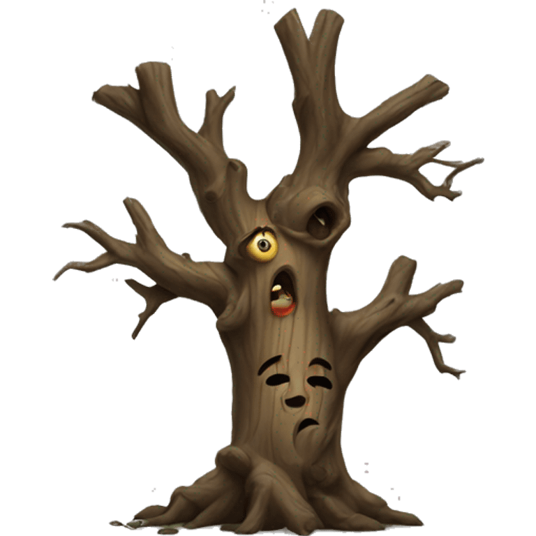 rotten tree emoji