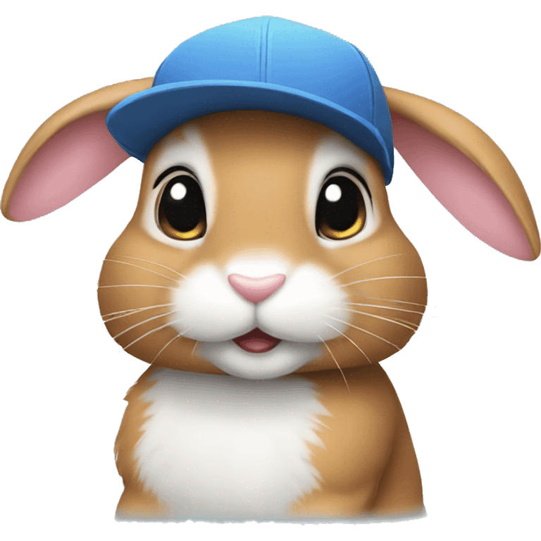 Bunny with cap emoji