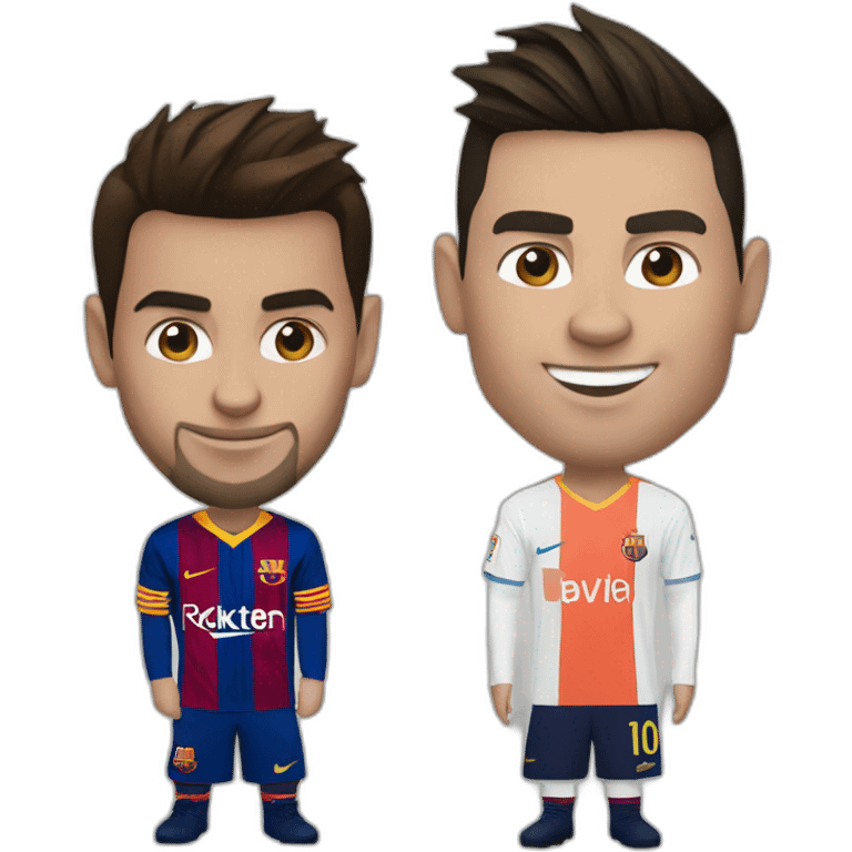 Leo Messi and cristiano Ronaldo  emoji