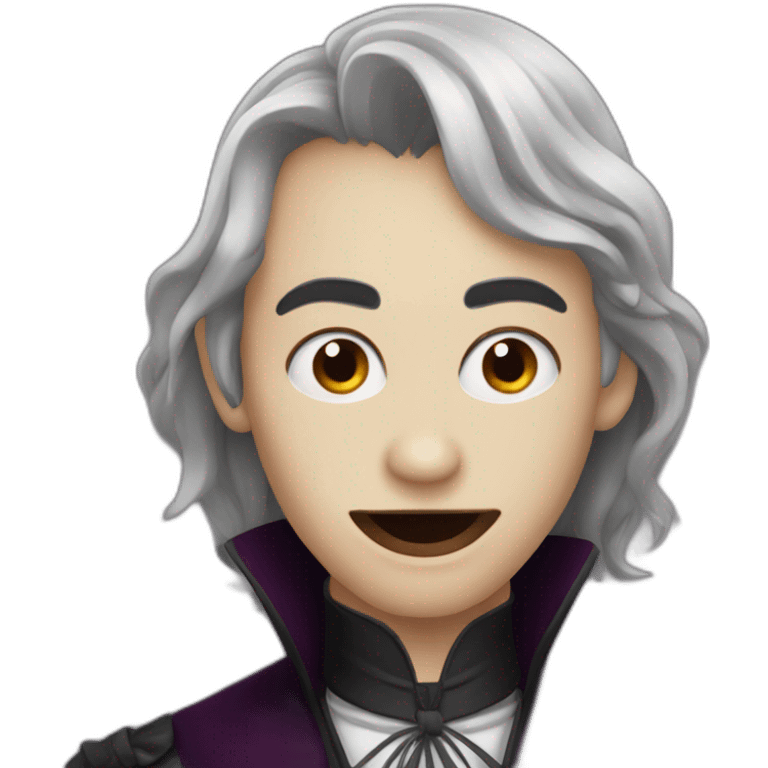 Un vampire amoureux emoji