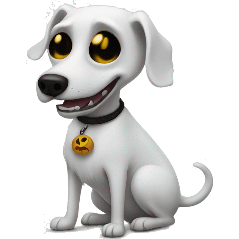 Nightmare Before Christmas Zero Ghost Dog emoji