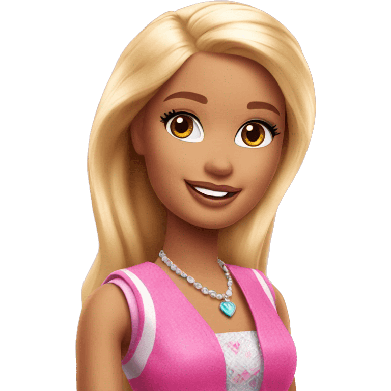 Barbie enamorada  emoji