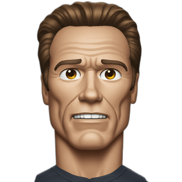 arnold Schwarzenegger in michael myers costume emoji