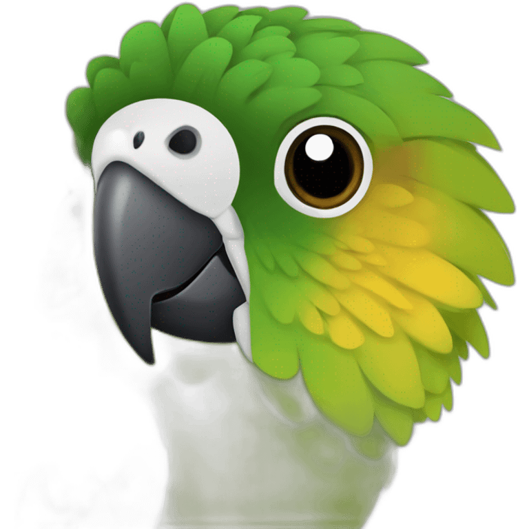 Une conure molinae emoji