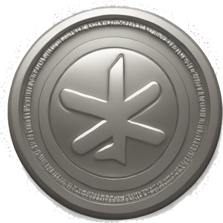 special coin design with pulse symbol emoji