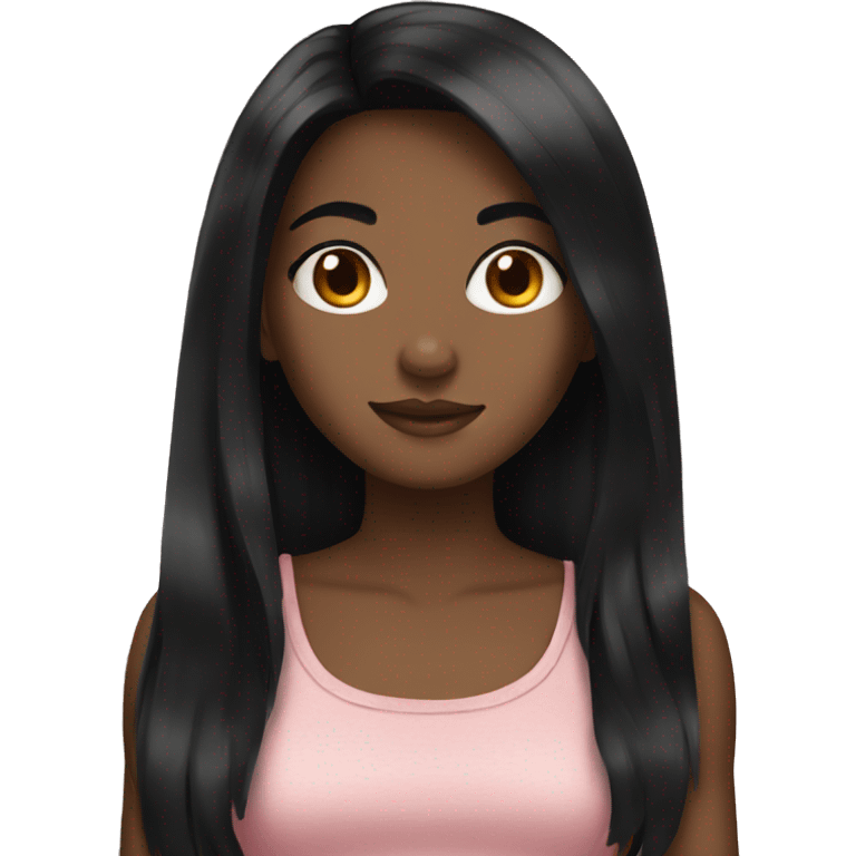 girl with blackhair emoji