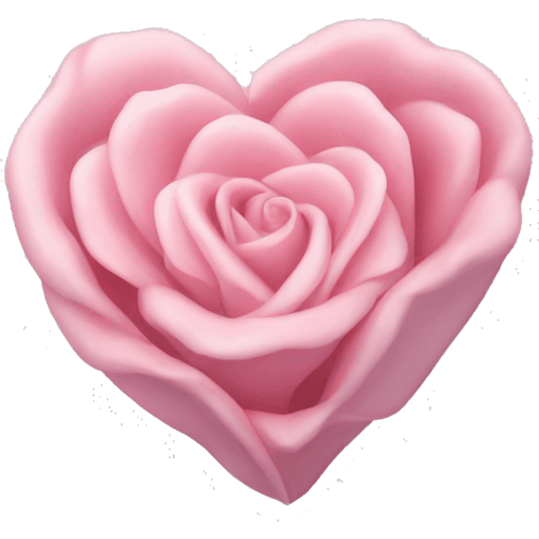 Corazón rosa pastel emoji