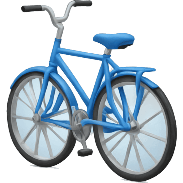 Blue bicycle emoji