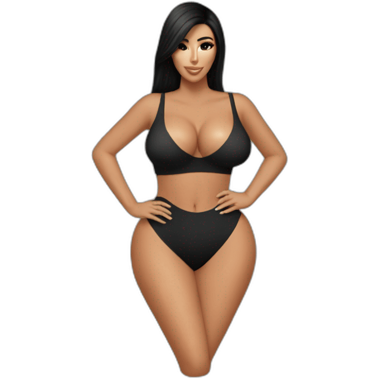 Kim kardashian body  emoji