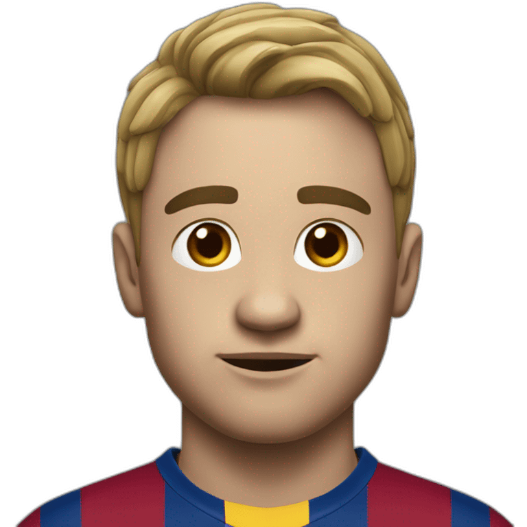 Down symdrome barcelona fc player emoji