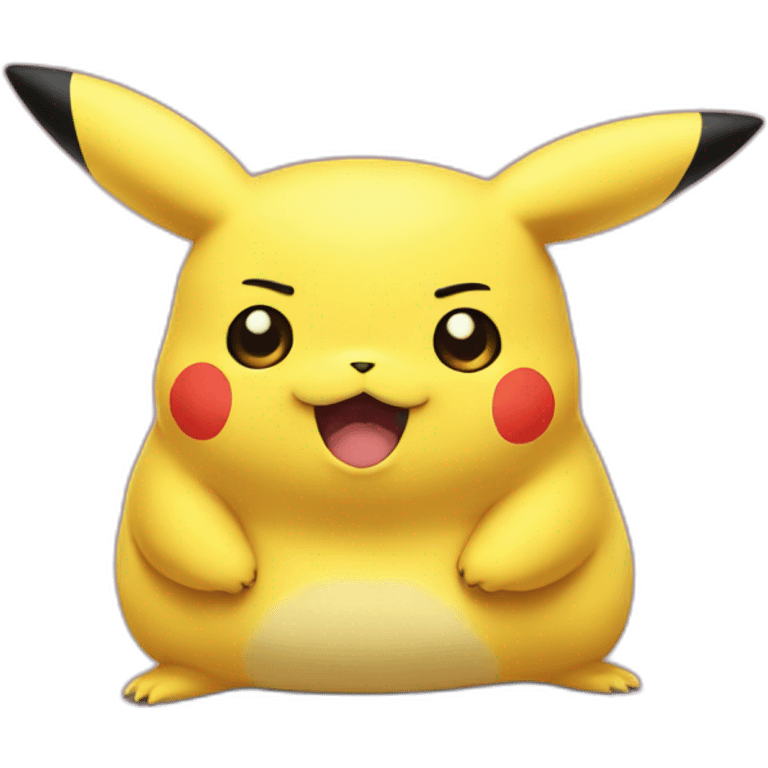 Fat pikachu emoji