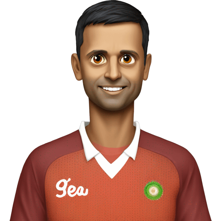 indian cricket player rahul dravid emoji