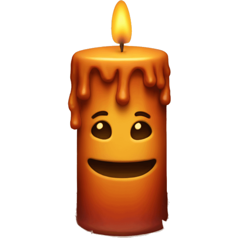 fall candle emoji