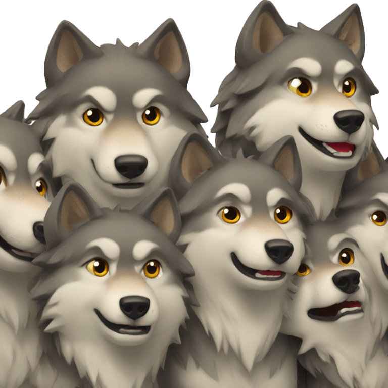 pack of wolves emoji