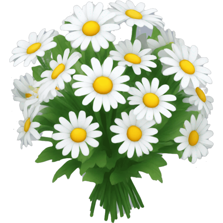 Bouquet of white daisies emoji