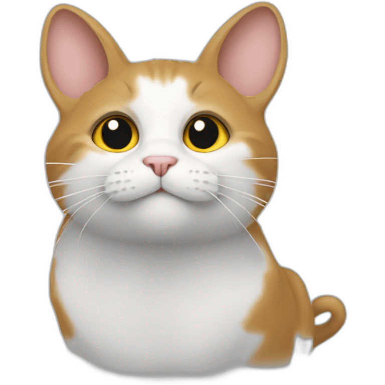 Chat sur souris emoji