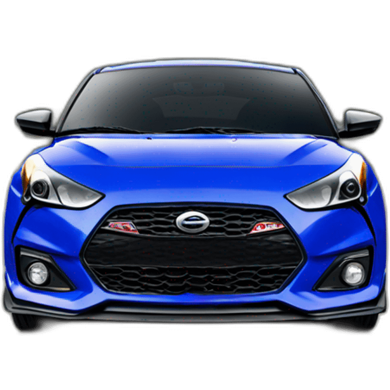 Veloster N performance blue emoji