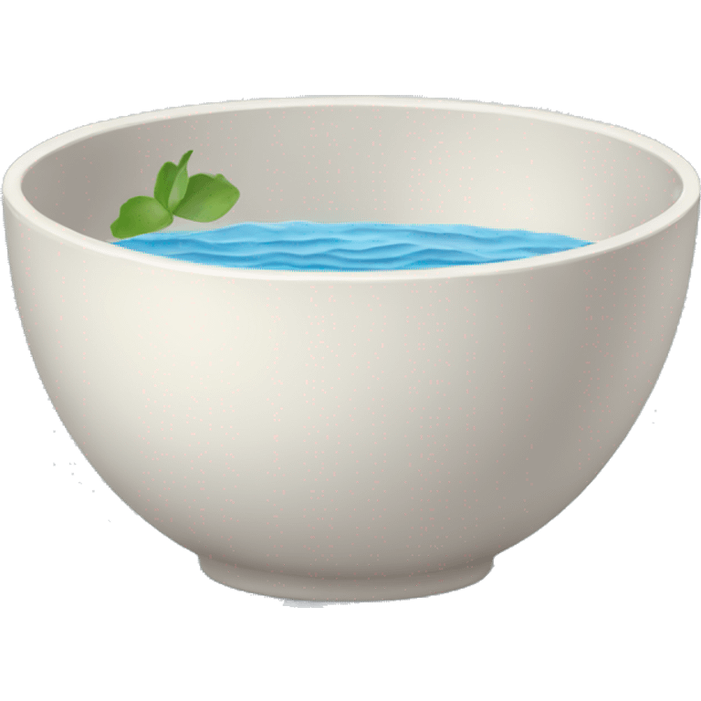 bowl with water emoji