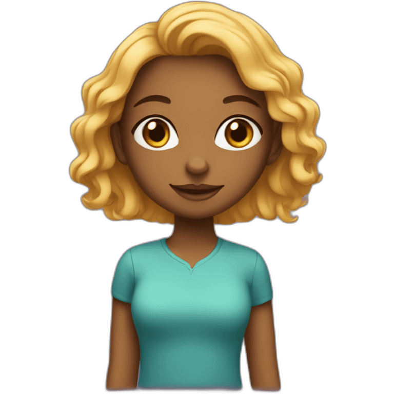 Girl with a name “Vera” emoji