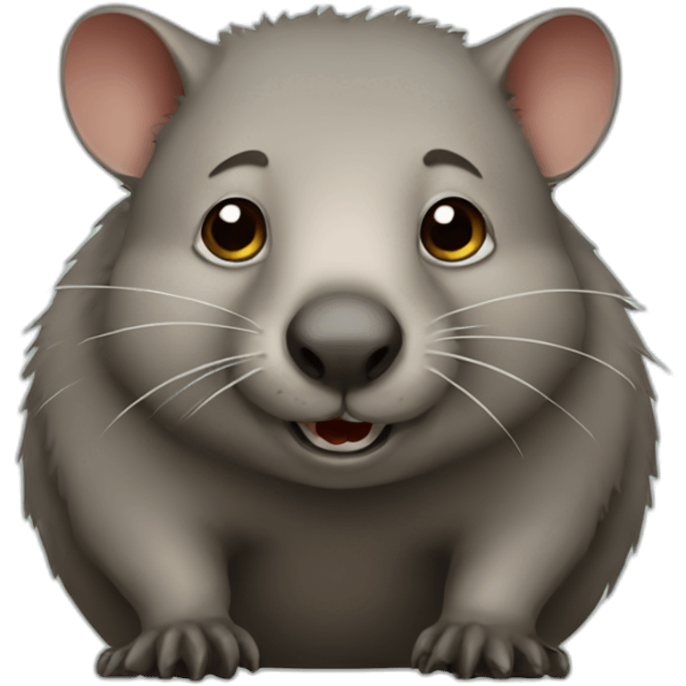 funny wombat emoji