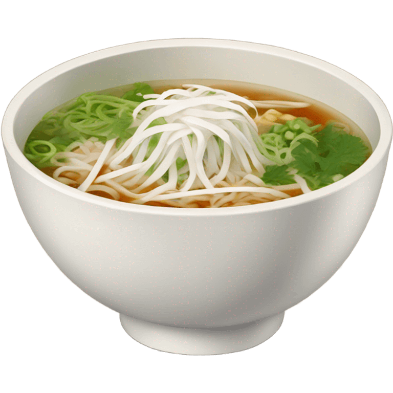 Bowl of pho emoji