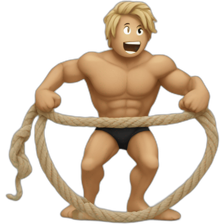 rope wrestling emoji